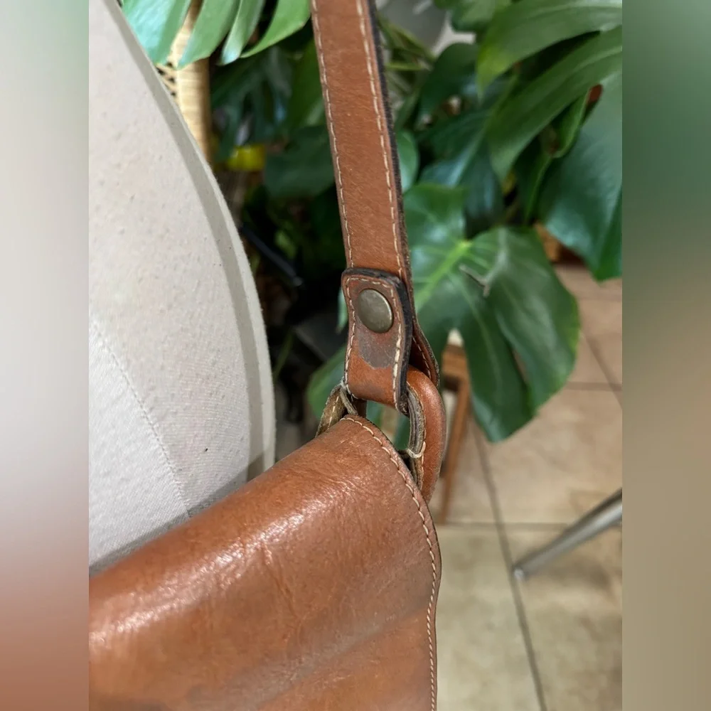 Patricia‎ Nash Brown Leather Crossbody Bag